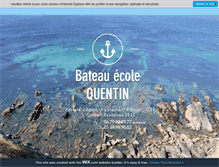 Tablet Screenshot of bateauecole-quentin.com